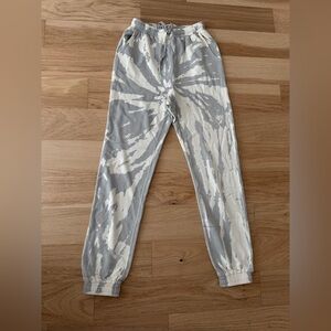 525 America Silver Multi 100%Cotton Joggers Size Small